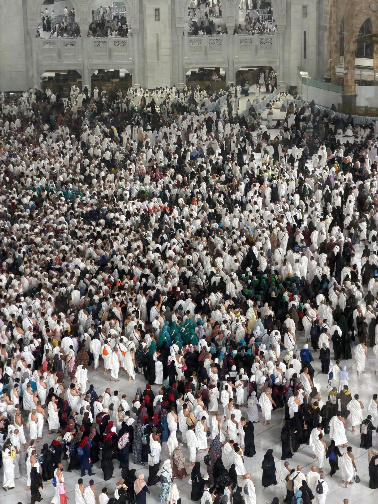 Pilgrims at the Grand Mosque